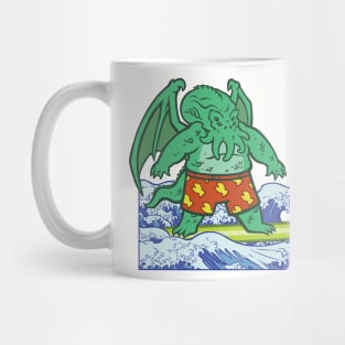 Great Old One Surfing Mug